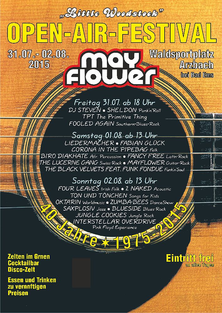 Mayflower Festival 2015 in Arzbach